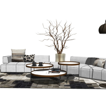 精品客厅设计家具模型 (92)